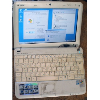Нетбук MSI Wind U100 (Intel Atom N270 1.66Ghz /1024Mb DDR2 /120Gb /10" 1024x600) - Уссурийск