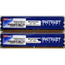 Память 1Gb (2x512Mb) DDR2 Patriot PSD251253381H pc4200 533MHz (Уссурийск)